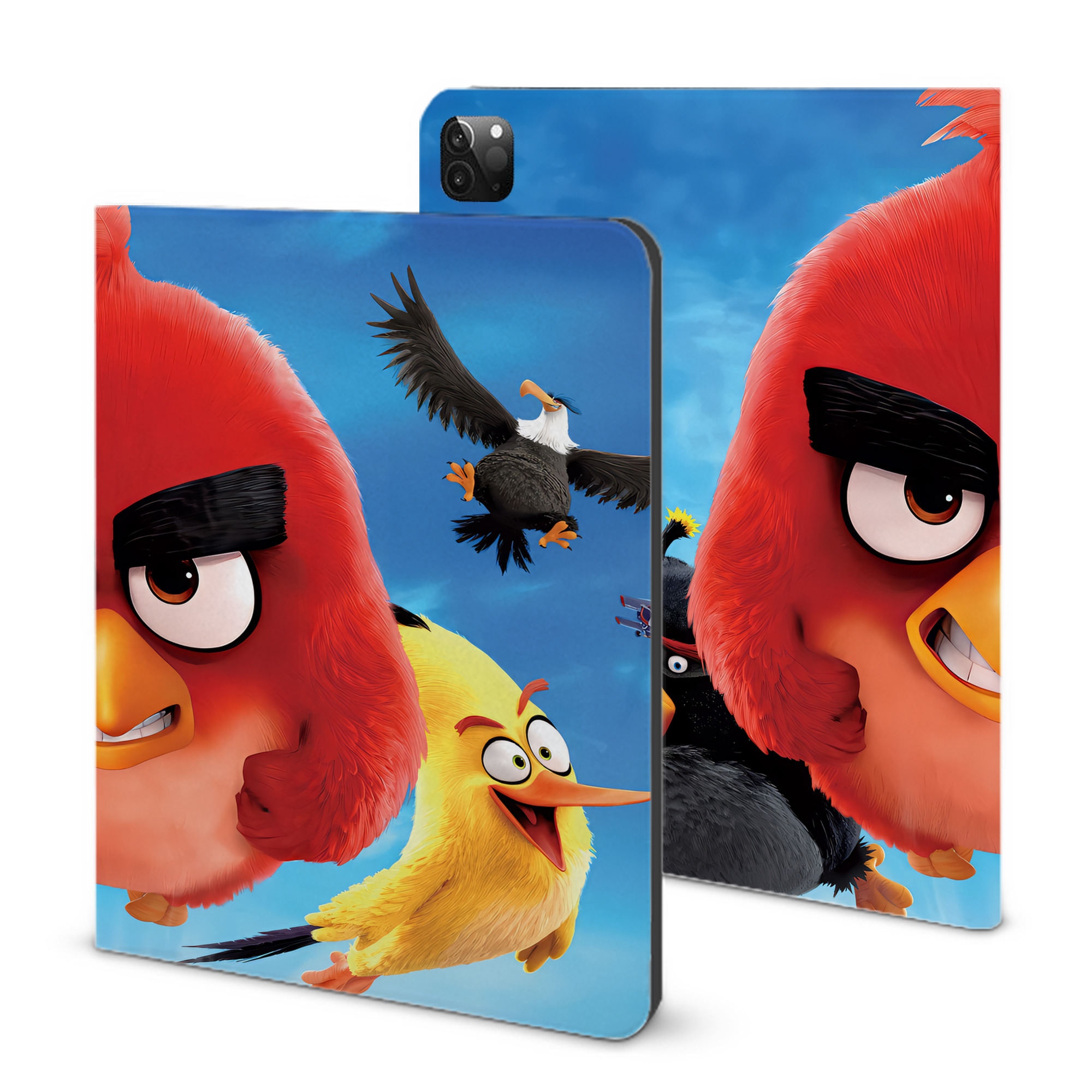 （画像用） Angry Birds アングリーバード IPadケース ペンホルダー付き ブックスタイルデザイン
